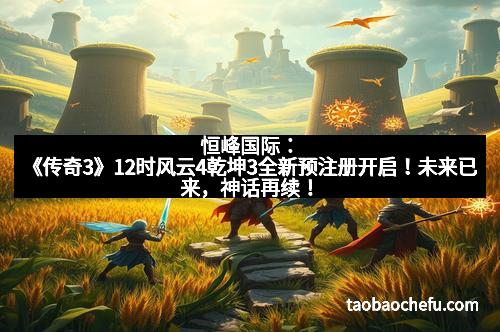 恒峰国际：《传奇3》12时风云4乾坤3全新预注册开启！未来已来，神话再续！