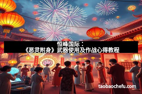 恒峰国际：《恶灵附身》武器使用及作战心得教程